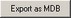 button-export mdb